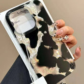 Gradient Leopard Print Laser Phone Case